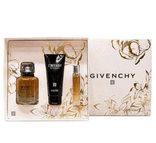 Givenchy L'Interdit 2.7oz Eau de Parfum + 2.5oz Lotion + Mini