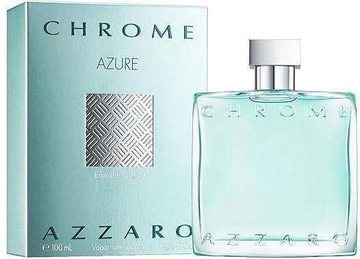 Azzaro Chrome Azure 3.4oz Edt for Men