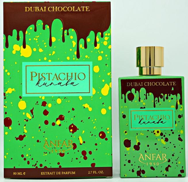Anfar Pistachio Kunafa 3.4oz Extrait de Parfum (Dubai Chocolate)