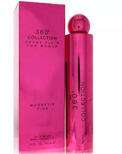 360 Collection Magnetic Pink 3.4oz Edt By Perry Ellis