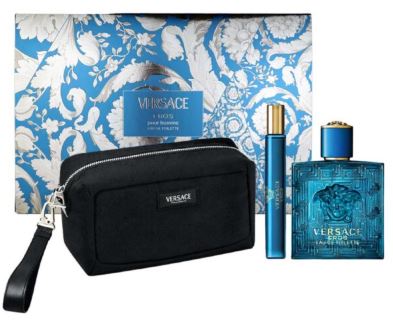 Eros Men 3.4oz EDT + 10ml Mini + Bag by Versace