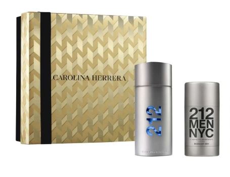 212 Men 3.4oz Edt + 2.3oz Deo Stick By Carolina Herrera