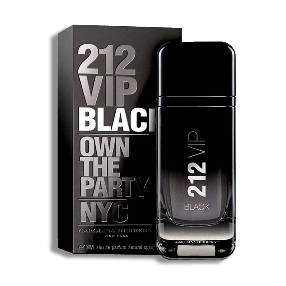 212 VIP Black by Carolina Herrera 3.4oz Eau de Parfum for Men