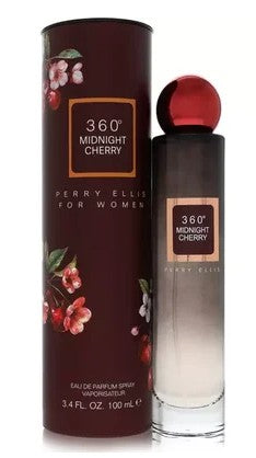 360 Midnight Cherry Noir By Perry Ellis 3.4oz Eau de Parfum