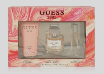 Guess 1981 3.4oz EDT + Lotion + Mini for Ladies