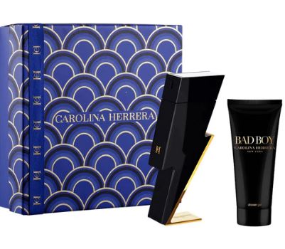 Bad Boy 3.4oz Edt + 100ml Gel By Carlina Herrera