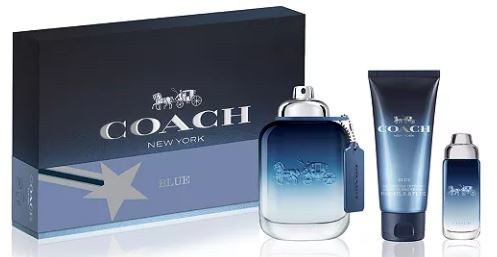 Coach Blue 3.4oz Edt + 15ml Mini + Gel