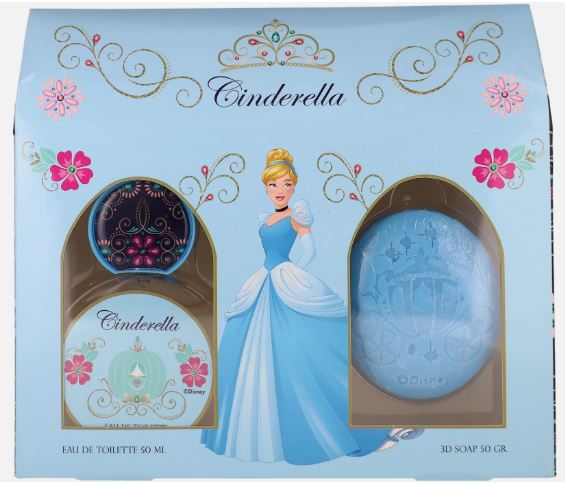 Cinderella eau de Toillet 1.7oz 3D Soap 50gr