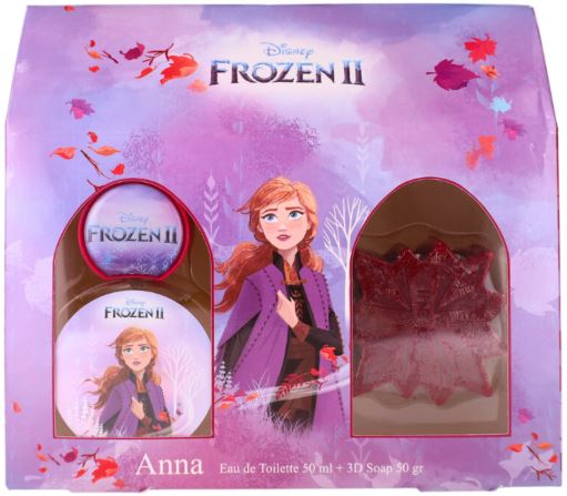 frozen Anna Eau de Toillet 1.7oz + 50 gr 3D soap