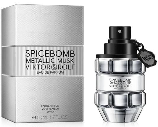 Spicebomb Metallic Musk 3.0oz Eau de Parfum for Men By Viktor Rolf