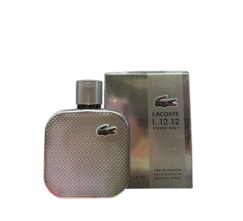 Lacoste Silver Grey 3.4oz Eau de Parfum for Men