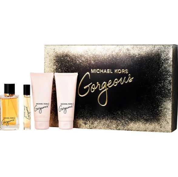 Gorgeous By Michael Kors 3.4oz Edp + SG + Body Lotion + mini 0.17oz