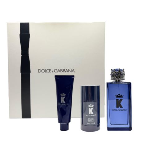 King By D&G Set 6.7oz EDP+1.7 SG + Deo    Dolce Gabanna