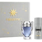 Invictus 3.4oz Edt + 5.0oz Deo + 10ml By Paco Rabanne for Men