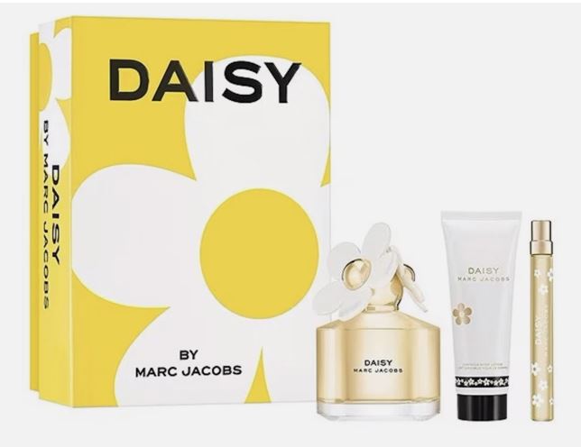Daisy Marc Jacobs 3.4oz Edt + 2.5oz Lotion + 10ml Mini