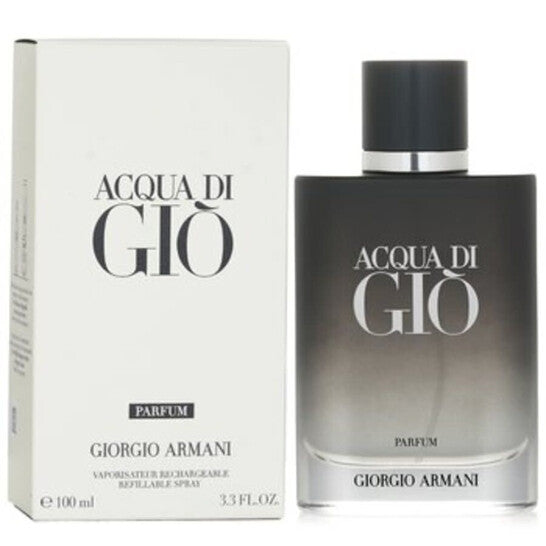 Acqua Gio Men 3.4oz Parfum Refillable By Armani