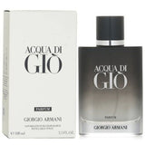 Acqua Gio Men 3.4oz Parfum Refillable By Armani