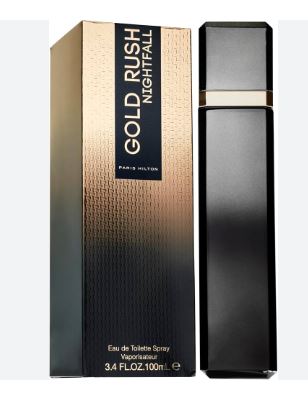 Nightfall Gold Rush by Paris Hilton 3.4oz Eau De Toilette for Men