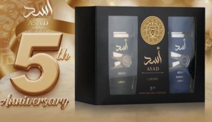 Asad 3.4oz Edp + Asad Zanzibar 3.4oz Edp By Lattafa