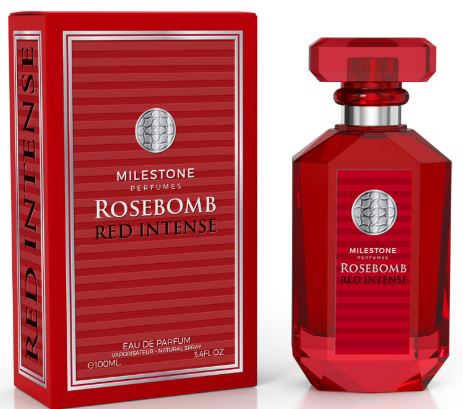 RoseBomb Red Intense 3.4oz Eau De Parfum by Milestone Perfumes