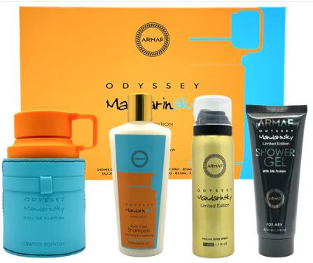 Odyssey Mandarin Sky 3.4oz Edp+3pcs By Armaf