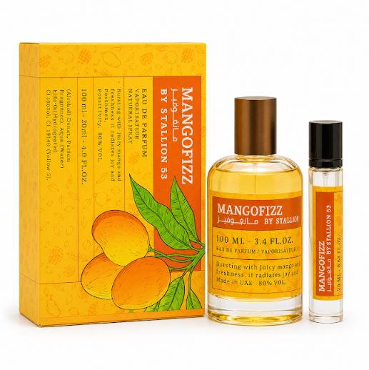 Emper Mangofizz 3.4oz Edp+20ml+ Gel+Facial Cleaner By Stallion 53