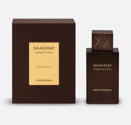 Shaghaf Amber Infusion 2.5oz Eau de Parfum By Swiss Arabian
