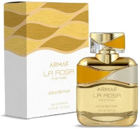 La Rosa Gold 3.4oz Edp for Women By Armaf