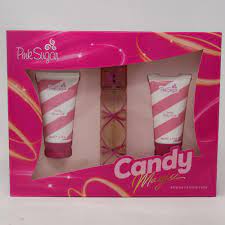 Pink Sugar Gift Set 3.4oz Edt + 50ml Body Lotion + 50ml Gel