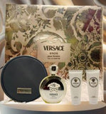 Versace Eros Femme Set 3.4oz Edp + Lotion +Gel+Bag
