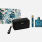 Versace Eros Men 3.4oz Edp + 5ml Mini + Toiletry Bag