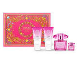 Bright Crystal Absolu Versace Set 3.0oz Edp + 5ml Mini + Lotion + Gel