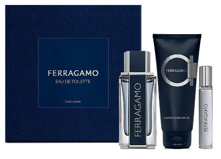 Ferragamo New 3.4oz Eau de Toilette+ Shower Gel + Mini 10ml
