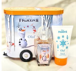 Frozen2 Olaf 1.7oz+Shower Gel + Tin Train