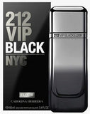 212 VIP Black Elixir 3.4oz Edp for Men by Carolina Herrera