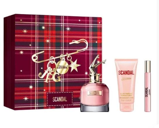 Gaultier Scandal 2.8oz Edp+10ML+Body Lotion for Ladies
