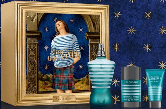 Jean Paul Gaultier Le Male 4.2oz Edt + Shower Gel + Deo 150ml