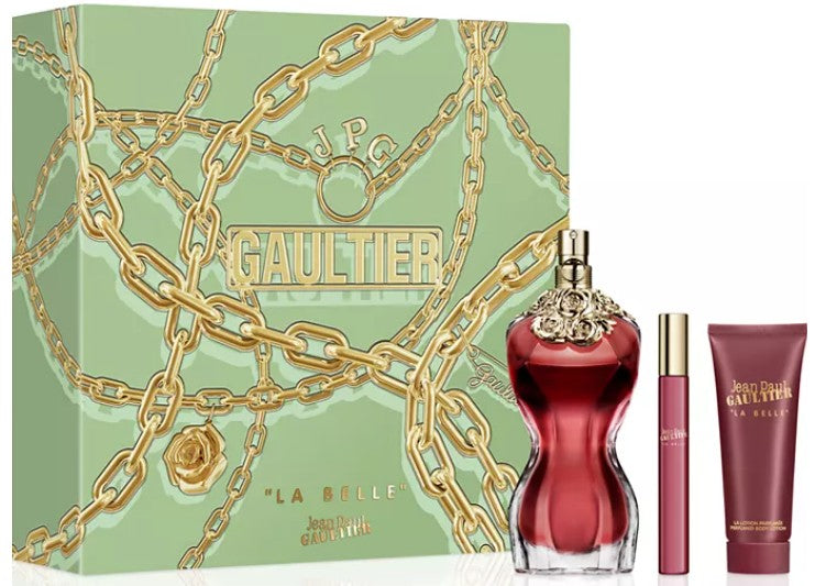 Gaultier La Belle 3.4oz Edp + 2.5oz Lotion + 10ml Spray