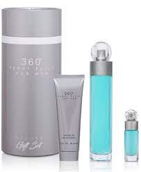360 Men (Canister Set) 3.4oz Edt+3.0oz Gel+Mini