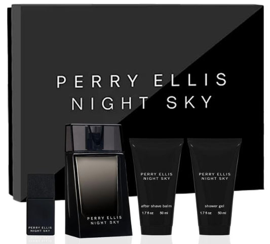 Perry Ellis Night Sky Mens Gift Set 3.4oz + 3 PC