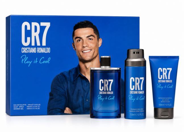 Cristiano Ronaldo Play It Cool CR7 Men Set 3.4oz Edt + After Shave + Gel