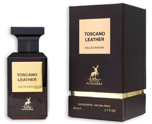 Alhambra Toscano Leather 2.8oz Edp    Lattafa