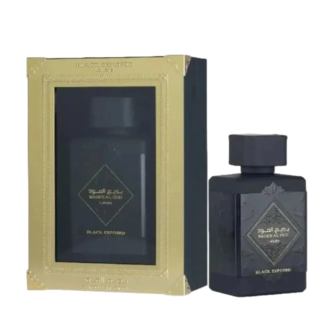 Lattafa Bade'e Al Oud Black Exposed 3.4oz Eau De Parfum
