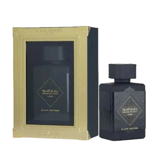 Lattafa Bade'e Al Oud Black Exposed 3.4oz Eau De Parfum