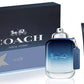 Coach Blue 3.4oz Edt + 15ml Mini + Gel