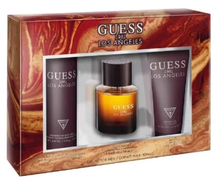Guess 1981 Los Angles Mens Set 3.4oz Edt + Lotion + Mini