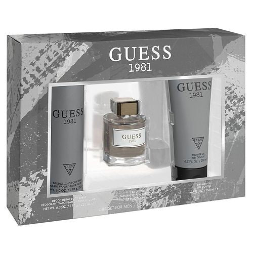 Guess 1981 Mens Set 3.4oz Edt+2pc
