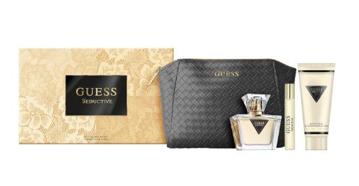 Guess Seductive Ladies Set 2.5oz Edp + Lotion + Gel + Bag