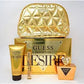 Guess Seductive Desire 2.5oz Edt + 15ml + Lotion + Bag