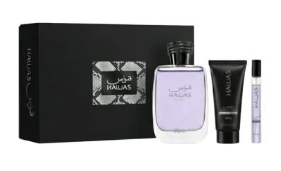 Hawas 3.4oz Edp + Gel + 10ml Mini by Rasasi